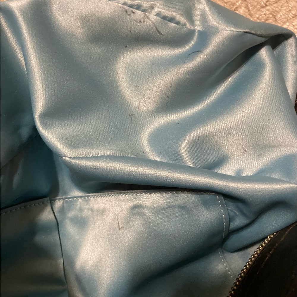 Coach Tan/Black Leather Trim C Signature Jaguar Shoulder Bag Excellent - Picture 10 of 10